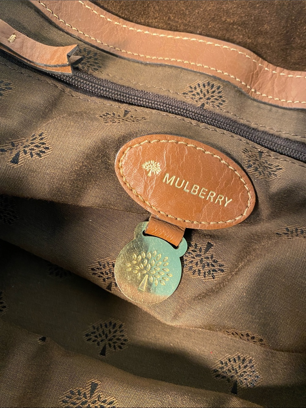 MULBERRY Alexa Leather Satchel In Oak - Picture 12 of 17